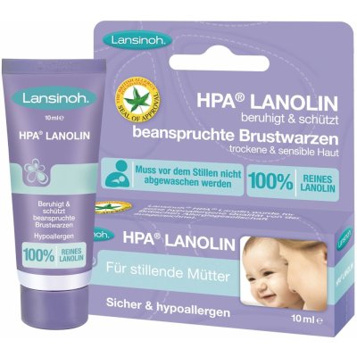 Lansinoh HPA krém na popraskané bradavky s lanolínem 10 ml