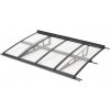 CoverTech Predĺženie striešky dverí Kassel o 150 cm antracit