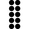 Cawila | Cawila PRO Round Magnet 10er Set 20mm | čierna| ks