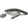 Zebra CBA-R71-C09ZAR sériový kábel Čierna 2,8 m RS232 DB9 (CBA-R71-C09ZAR)