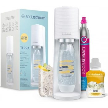 SodaStream TERRA White Tonik Megapack