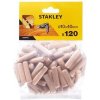 Stanley Spojovací dřevěné kolíky vroubkované 10 mm, 120 ks