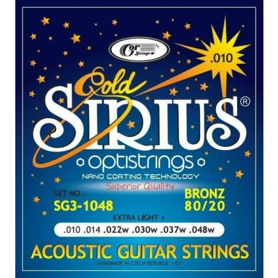 Gorstrings SIRIUS Gold SG3-1048 Struny pre akustickú gitaru