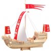 Woodcraft Drevené 3D puzzle Loď Koga