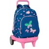 Školská taška na kolieskach BlackFit8 Mariposas Viacfarebná 33 x 45 x 22 cm Lepkék