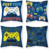 DETEXPOL Svietiace obliečka na vankúšik Play Game Bavlna, 40/40 cm