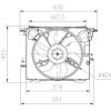 Ventilátor chladenia motora NRF 12V 47899 EAN: 8718042319265