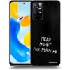 Picasee silikónový prehľadný obal pre Xiaomi Redmi Note 11S 5G - Black Fuel