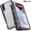 Luxria Double Glass Magnetic - Čierne presklené magnetické púzdro pre Huawei pre Huawei: Nova 10 Pro
