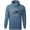 Aeroplane rides - Mikina pánska Cape s kapucňou - 3XL ( Denim )