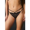 Midnight Seduction Erotické nohavičky Dark Passion čipkované ČIERNA 36