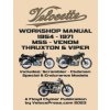 VELOCETTE 500cc & 350cc MSS, VENOM, THRUXTON & VIPER 1954-1971 WORKSHOP MANUAL & ILLUSTRATED PARTS MANUAL (Velocette,Velocepress)()