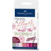 Faber-Castell 267124 Pitt Artist Pen Hand Lettering 8 ks ružovej farby
