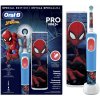 Elektrická zubná kefka pre deti Oral-B Pro D103 Spiderman s cestovným puzdrom
