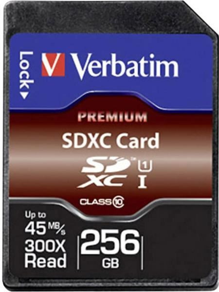 VERBATIM SDXC 256GB 44026