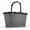Košík Carrybag twist silver