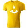 T-ričko Batman pánske tričko Farba trička: Žltá, Farba potlače: Biela, Veľkosť: 4XL
