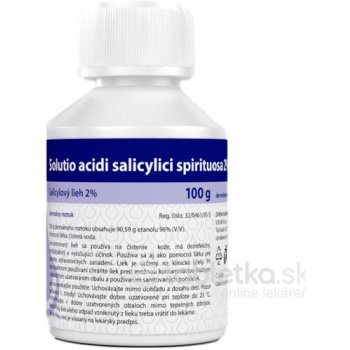 Solutio acidi salicylici spirituosa 2% sol.der.1 x 100 g