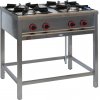 EGAZ Plynový gastronomický sporák 4-horákový, 900x700x850 mm, 2x5+2x7 kW | EGAZ, TG-4724.II