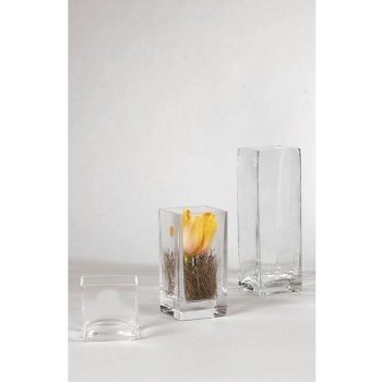 Sandra Rich váza 10x10x30cm sklo - Sandra Rich