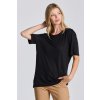 TRIČKO GANT DRAPE SS T-SHIRT EBONY BLACK