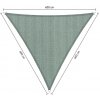 Shadow Comfort Slnečný Trojuholník shadow 6,0 x 6,0 x 6,0 m Farba: Country modrá