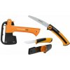 Fiskars 1057912 kempingový set/sekera X5 + pílka SW73 + nôž Hardware (1057912)