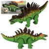 Dinosaurus Stegosaurus interaktívna hračka na batérie chodí svieti reve
