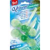 Q Power tuhý WC blok Blue Aqua Laguna Beach 2 x 40 g