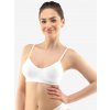 GINA Podprsenkový top s úzkymi ramienkami 07015P biela