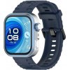 PROTEMIO 111316 RIBBED Silikónový remienok pre Huawei Watch Fit 4 / Fit 4 Pro tmavomodrý