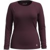 Dámske merino tričko Smartwool, W CLASSIC ALL-SEASON MERINO BL LS BOXED vínová,biela XL