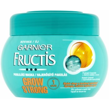 Garnier Fructis Grow Strong posilující maska pro slabé vlasy s tendencí vypadávat 300 ml