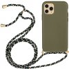 VSETKONAMOBIL 64581 ROPE Kryt so šnúrkou Apple iPhone 15 Pro Max tmavozelený