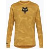 Pánske cyklistické tričko s dlhým rukávom Fox Racing Ranger Tru Dri bronze