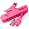 FOREVER 3in1 USB kábel 30-PIN Iphone 4 a Lightning Iphone 5 & micro USB