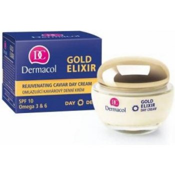 Dermacol Gold Elixir omladzujúci kaviárový denný krém SPF 10 50 ml