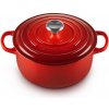 Le Creuset - Liatinový hrniec okrúhly s pokrievkou 20cm/2,4l červený