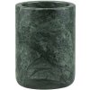 Tmavozelený mramorový téglik na zubné kefky Marble – Mette Ditmer Denmark