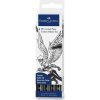 Faber-Castell 267194 Pitt Artist Pen Comic 4 ks čiernej farby