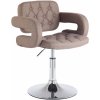 Design Shop Dublin lounger látka sivo-hnedá taupe