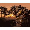 zuty Zuty Malování Podle Čísel Chata Při Soumraku D. Rusty Rust 40 x 50 cm Plátno