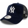 Pánska šiltovka New Era 9FORTY AFRAME MLB CORD TRUCKER NEW YORK YANKEES modrá 60565523