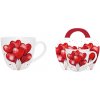 DUO - Hrnček porcelánový 460ml BALLOONS 1, srdcia