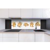 DIMEX | Dibond doska za kuchynskú linku | DBW-18060-184 Mačacie emócie | 180 x 60 cm + Dibond obkladová doska Dimex do kuchyne Mačacie emócie v rozmere 180 x 60 cm