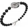 Guess Pánsky korálkový náramok Edgy Styles JUMB04060JWSTBK 23 cm