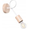 Sollux | Sollux SL.1473 - Nástenná lampa EMBER 1xE27/15W/230V biela/béžová/buk | SLX1328