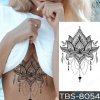 REBELULU Vodeodolná dočasné tetovanie tetovačka samolepka Jewelry Ornament Rose Flash tetovanie Body Art Paže Dočasné Tatoo ženy