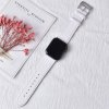eses Kožený náhradný remienok pre Apple Watch 38 mm/40 mm/41 mm/42 mm Farba: biela