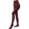 Vlnka Vlnené pančuchy Merino Woolee vínová veľkosti oblečenia L